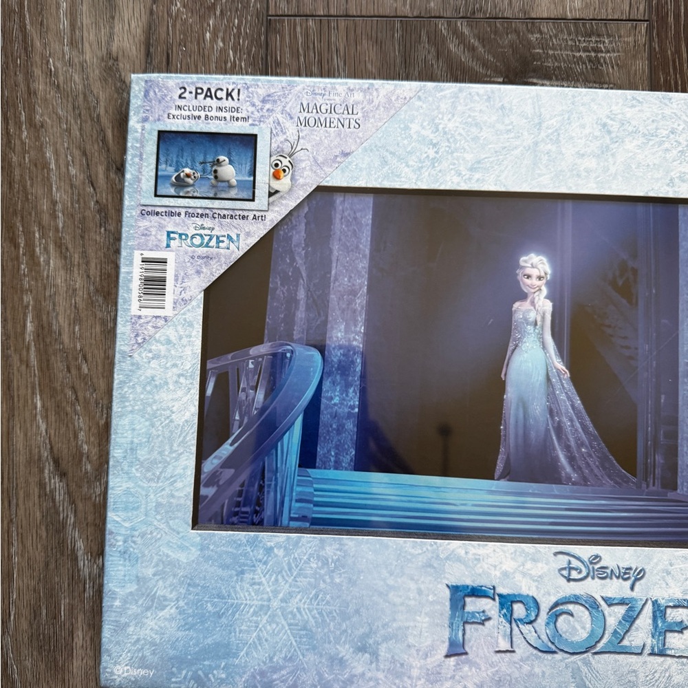 Disney Fine Arts Magical Moments-Frozen 2 Piece Character Art NWT Sealed New - Picture 2 of 3